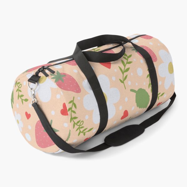 Item preview, Strawberry & Daisy Seamless Pattern designed and sold by SmallDart Creations.