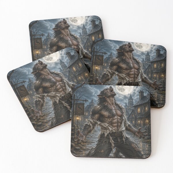 Item preview, Howling Werewolf Full Moon Village designed and sold by MyE Trendz.