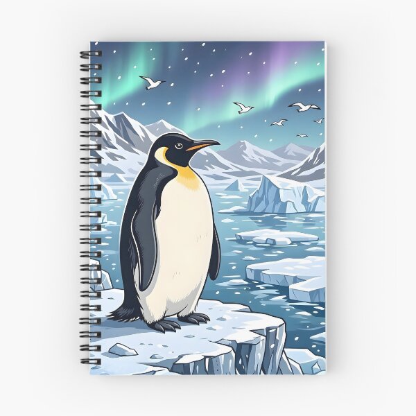 Item preview, Emperor Penguin Under Aurora in Antarctica designed and sold by Herodestroyer.