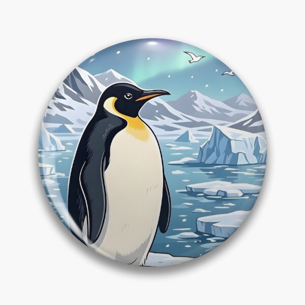 Item preview, Emperor Penguin Under Aurora in Antarctica designed and sold by Herodestroyer.