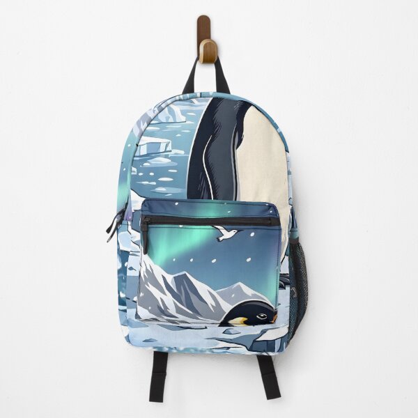 Item preview, Emperor Penguin Under Aurora in Antarctica designed and sold by Herodestroyer.