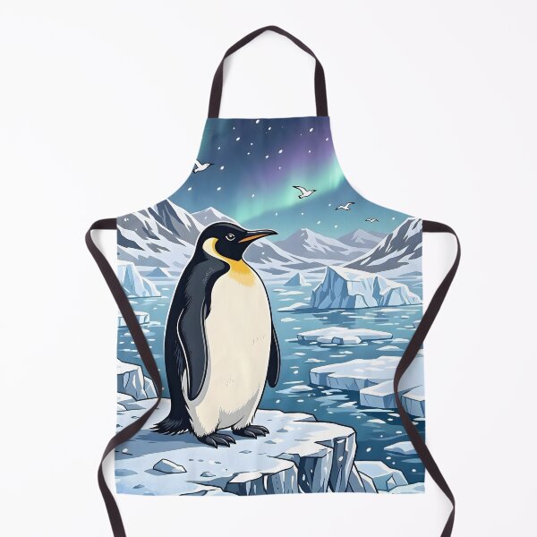 Item preview, Emperor Penguin Under Aurora in Antarctica designed and sold by Herodestroyer.