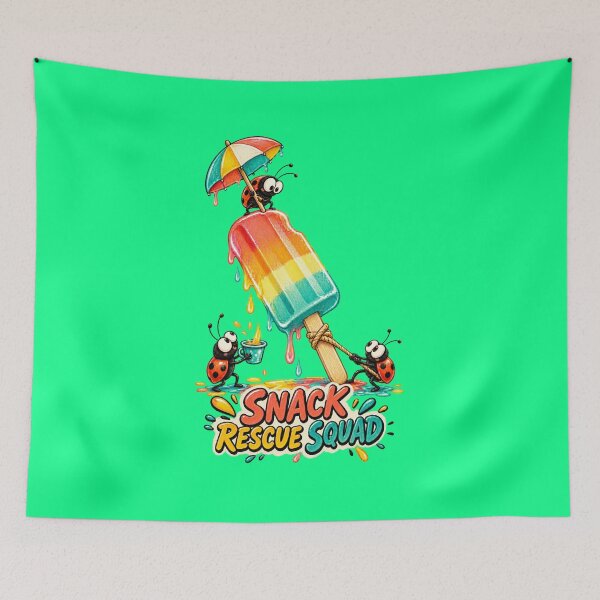 Item preview, Snack Rescue Squad Cute Ladybugs Popsicle Summer Art designed and sold by SVox.