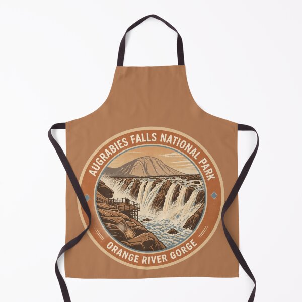 Item preview, Augrabies Falls National Park Orange River Gorge Round Badge – South Africa designed and sold by The Digital Compass.