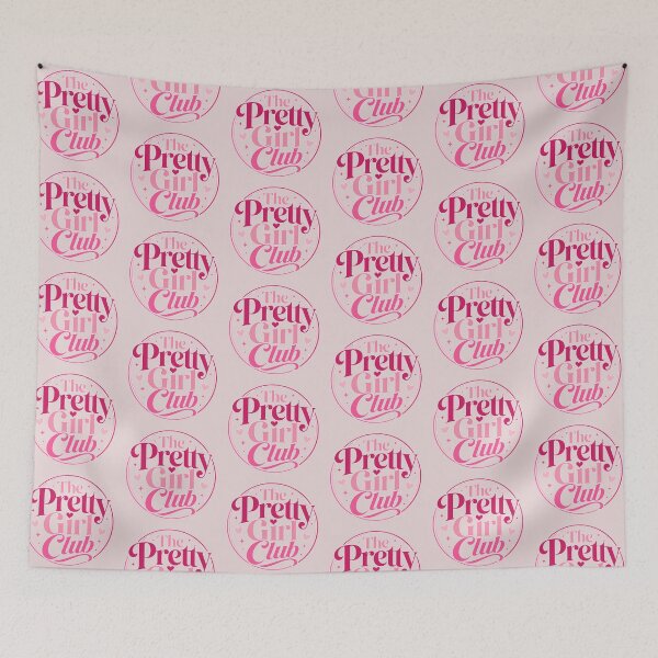 Item preview, The Pretty Girl Club – Pink Feminine Coquette Aesthetic Girl Power Design designed and sold by TheStephanieRome.