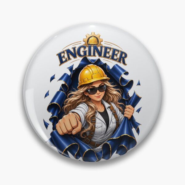 Item preview, Female Engineer Breaking Through – Women in Engineering Premium Design designed and sold by HO•Designs.