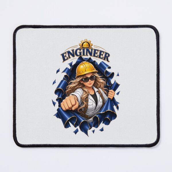 Item preview, Female Engineer Breaking Through – Women in Engineering Premium Design designed and sold by HO•Designs.