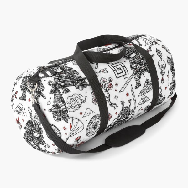 Item preview, Ancient Samurai Doodle Pattern – Japanese Warrior Seamless Design designed and sold by i-corp.