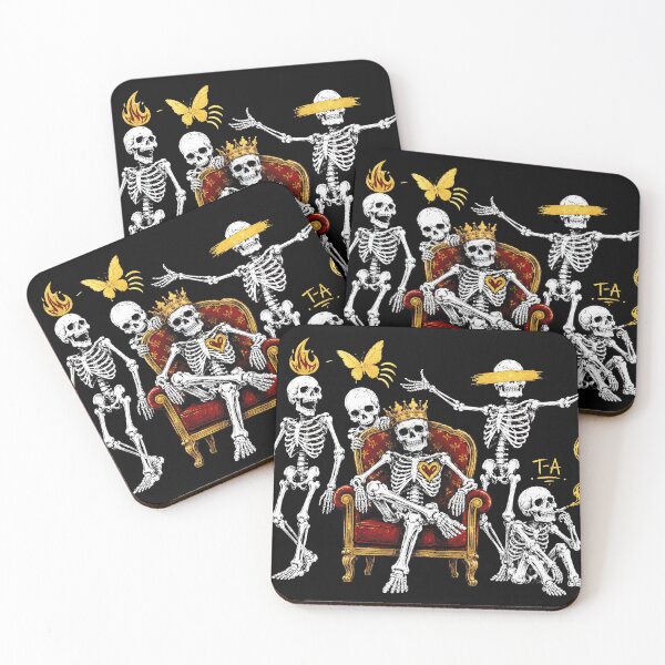 Item preview, The Skeleton King and His Undead Crew designed and sold by Munib302.