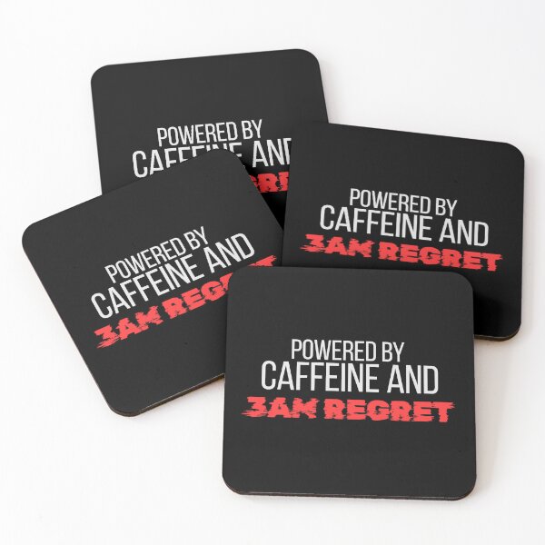 Item preview, Powered By Caffeine And 3AM Regret designed and sold by DNBY.
