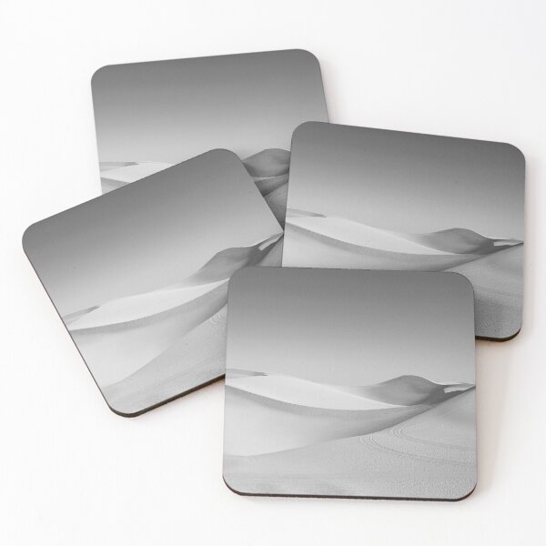 Item preview, Gray Desert Landscape with Dramatic Monochrome Dunes designed and sold by hepopatterns.
