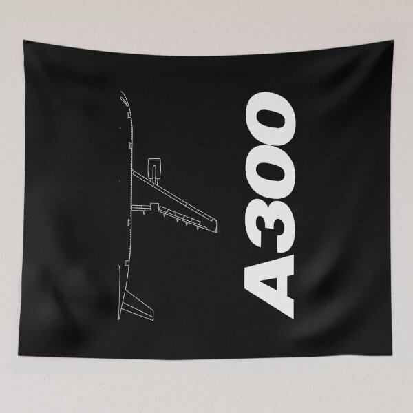 Item preview, A300 Commercial Jetliner Technical Blueprint (White Edition) designed and sold by Magazine Combate.