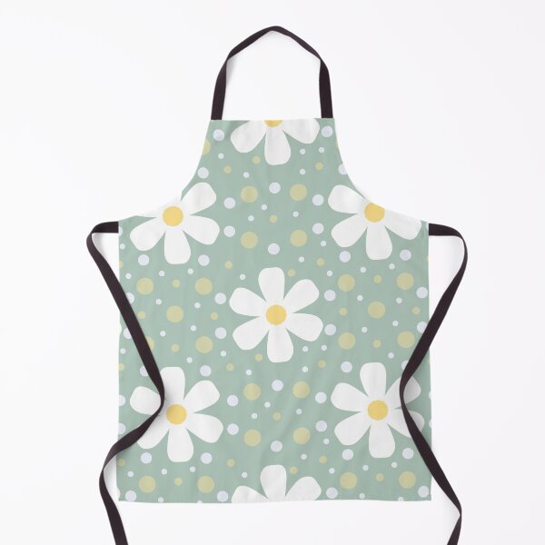 Item preview, Polka Dot White Daisy Pattern designed and sold by SmallDart Creations.