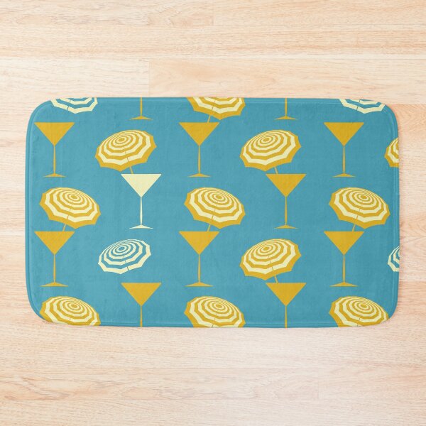 Item preview, Retro Cocktails and Umbrellas Mid Century designed and sold by LerieArtStudio.