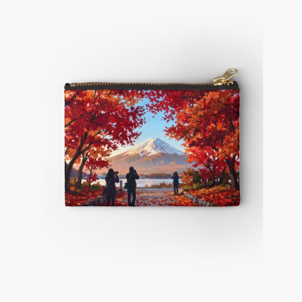 Item preview, Momiji Corridor and Mount Fuji designed and sold by RedPeaStudio.