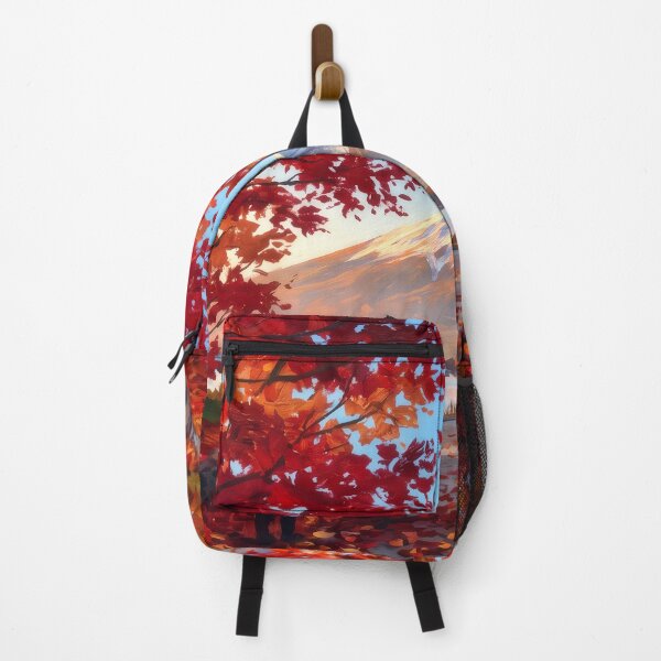 Item preview, Momiji Corridor and Mount Fuji designed and sold by RedPeaStudio.