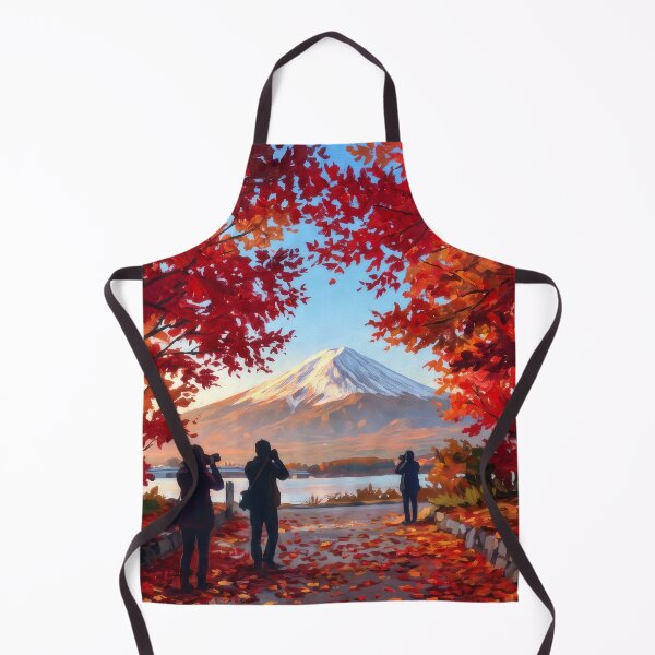 Item preview, Momiji Corridor and Mount Fuji designed and sold by RedPeaStudio.
