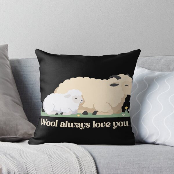 Item preview, Cute Sheep And Lamb Wool Always Love You Typography designed and sold by ZUMERI.