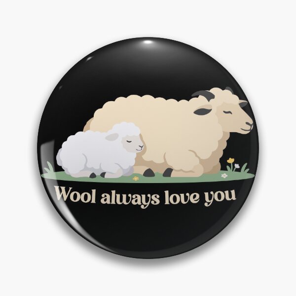 Item preview, Cute Sheep And Lamb Wool Always Love You Typography designed and sold by ZUMERI.