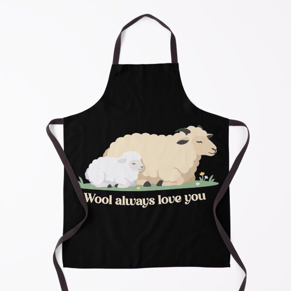 Item preview, Cute Sheep And Lamb Wool Always Love You Typography designed and sold by ZUMERI.