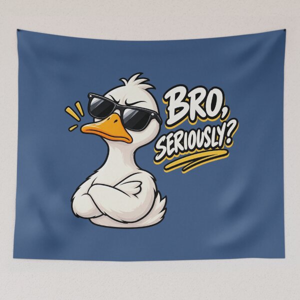 Item preview, Bro, Seriously? Funny Duck Meme designed and sold by StickyDelights.