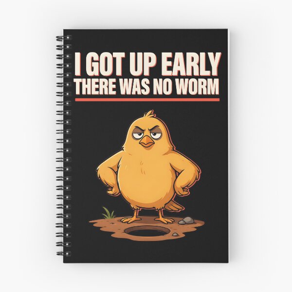 Item preview, I Got Up Early There Was No Worm Grumpy Humor designed and sold by Redgiant87x.