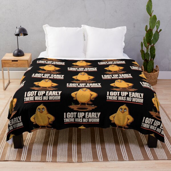 Item preview, I Got Up Early There Was No Worm Grumpy Humor designed and sold by Redgiant87x.