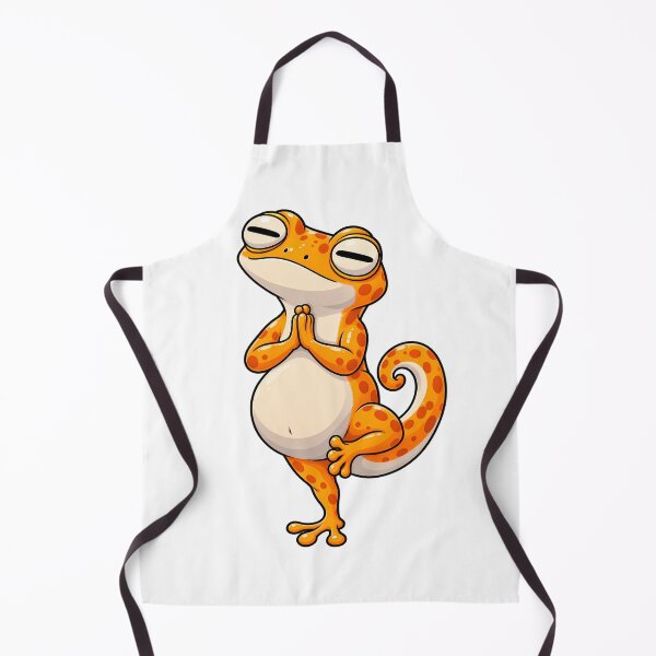 Item preview, Gecko Yoga T-shirt – Namaste, zen humor and funny animal designed and sold by J-Impression.