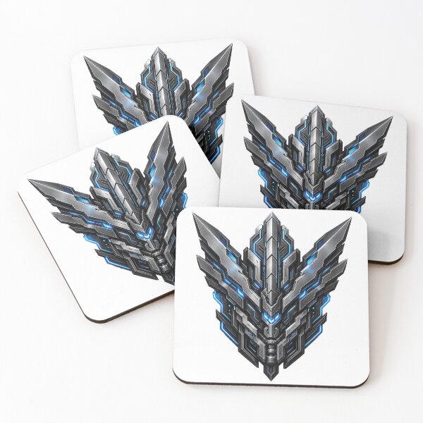 Item preview, High-Tech Glowing Blue Sci-Fi Emblem designed and sold by Munib320.