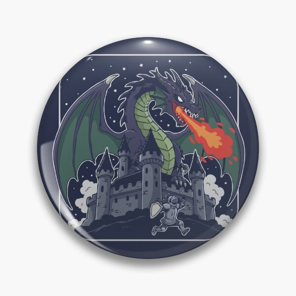 Item preview, Fire Breathing Dragon Castle Attack designed and sold by Gkinoki.