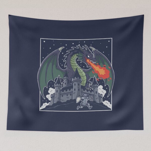 Item preview, Fire Breathing Dragon Castle Attack designed and sold by Gkinoki.