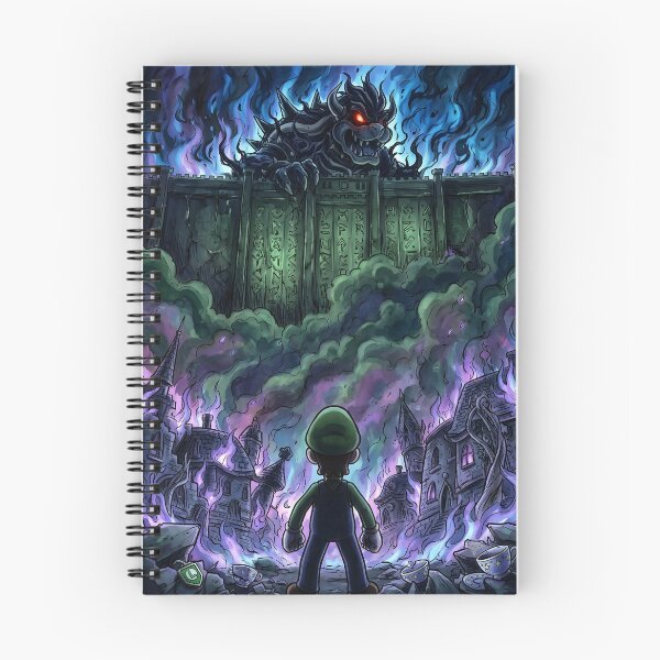 Item preview, Luigi vs Fury Bowser Attack on Titan Crossover | Super Mario Unofficial Fan Art designed and sold by My Artprintz.