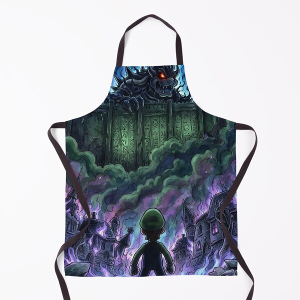 Item preview, Crossover de Luigi contra Bowser Fury de Attack on Titan | Fan art no oficial de Super Mario designed and sold by My Artprintz.
