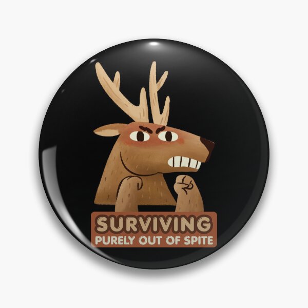 Item preview, Surviving Purely Out Of Spite - Sarcastic Humor Quotes designed and sold by InkyGenies.