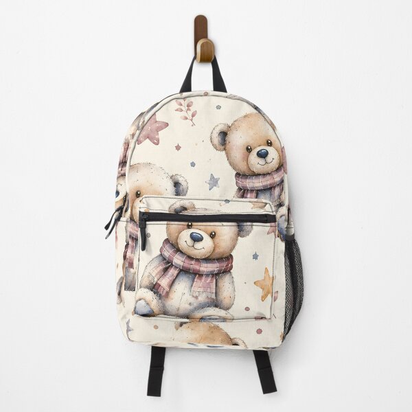 Artikelvorschau, Niedliches Aquarell-Teddybär-Nahtlosmuster entworfen und verkauft von LinaDesign Store.