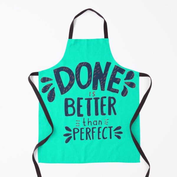 Item preview, Done Is Better Than Perfect Blue Motivational Sticker designed and sold by Scro-Ciob-Shop.