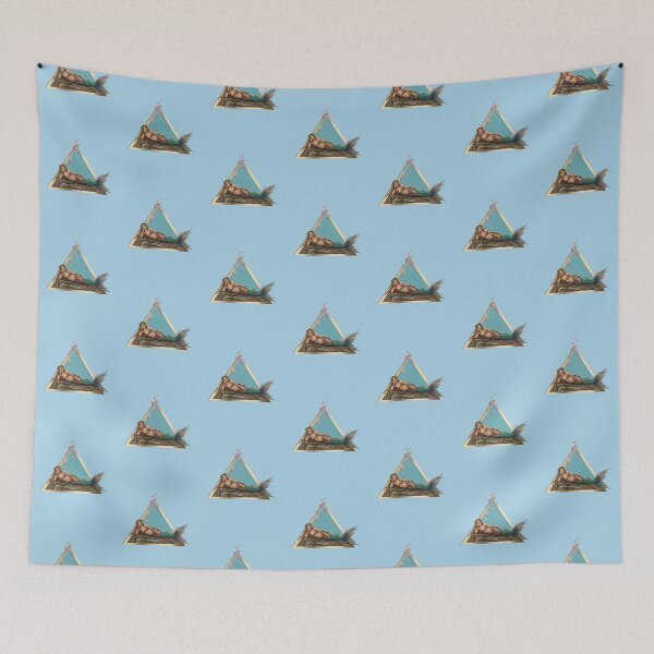Item preview, MERMAID, OCEAN ART, MARINE CREATURE, BOHO, BOHEMIAN DESIGN designed and sold by classic car craze.