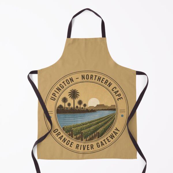 Item preview, Upington Orange River Gateway Sticker – Northern Cape Round Badge designed and sold by The Digital Compass.