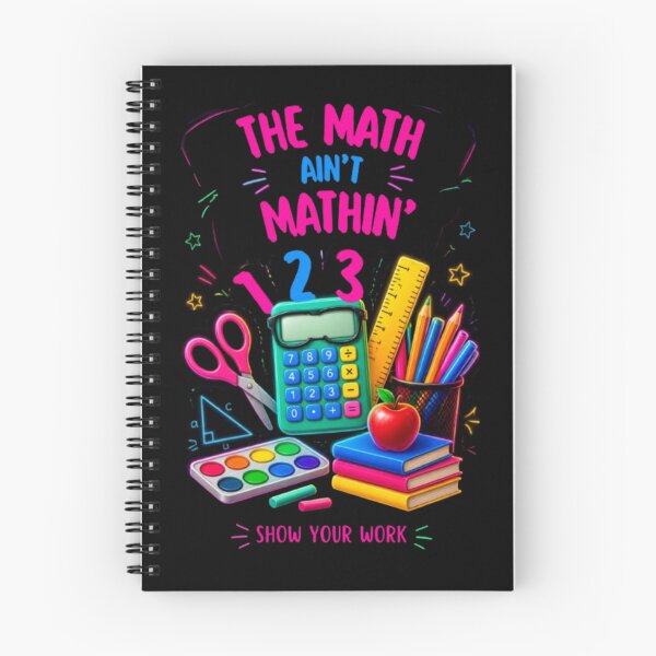 Item preview, The Math Ain't Mathin' Funny Retro Teacher & Student Back to School designed and sold by PoppaBear71.
