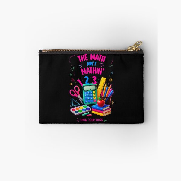 Item preview, The Math Ain't Mathin' Funny Retro Teacher & Student Back to School designed and sold by PoppaBear71.