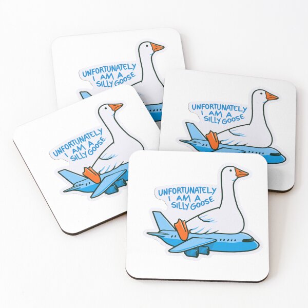 Item preview, Unfortunately I Am a Silly Goose – Funny Goose on Airplane designed and sold by AceEye.