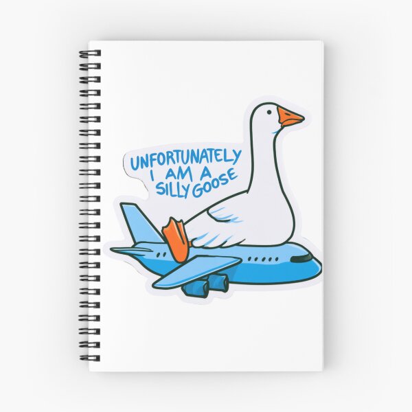 Item preview, Unfortunately I Am a Silly Goose – Funny Goose on Airplane designed and sold by AceEye.