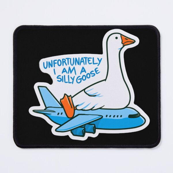 Item preview, Unfortunately I Am a Silly Goose – Funny Goose on Airplane designed and sold by AceEye.