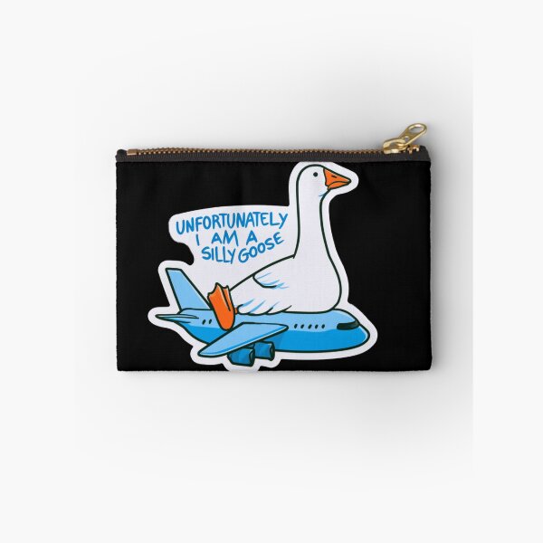 Item preview, Unfortunately I Am a Silly Goose – Funny Goose on Airplane designed and sold by AceEye.