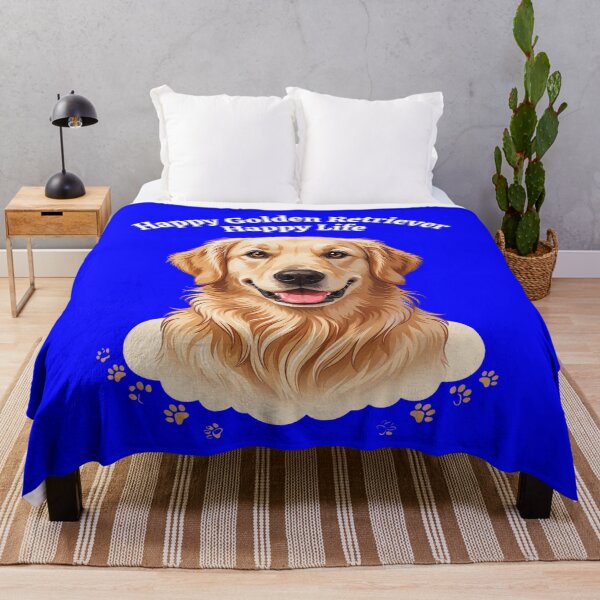 Item preview, Golden Retriever Happy Golden Retriever Happy Life Funny Dog Owner Art Design designed and sold by fantasticdesign.