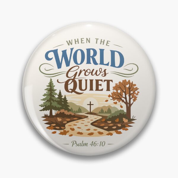 Item preview, When the World Grows Quiet Autumn Typography  designed and sold by stylishdzign.