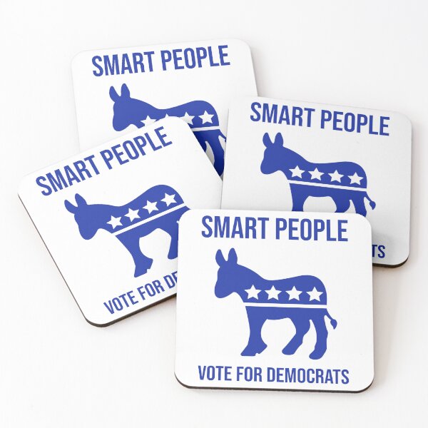Item preview, Smart people vote for democrats. designed and sold by Rachel the Artist .