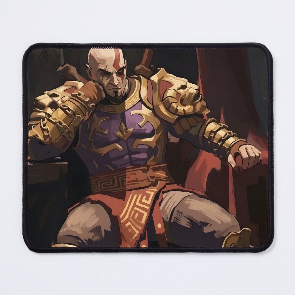 Item preview, Kratos God of War Throne Room Painting | God of War Unofficial Fan Art designed and sold by My Artprintz.