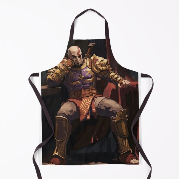 Item preview, Kratos God of War Throne Room Painting | God of War Unofficial Fan Art designed and sold by My Artprintz.