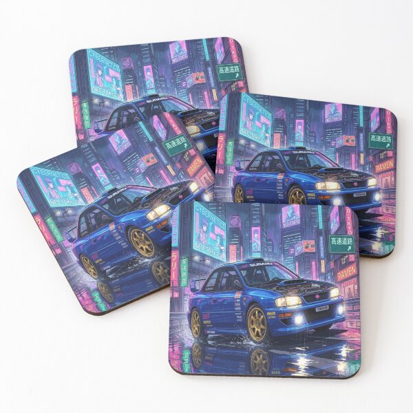 Item preview, WRX STi Cyberpunk Neon Street designed and sold by JMAVILA ART.